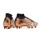 Nike Zoom Mercurial Superfly IXElite SG SE X Mbappe Rame Metallico