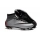 Nuove Scarpe calcio Nike Mercurial Superfly FG - CR7 500 Argenteo Nero Rosso