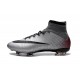 Nuove Scarpe calcio Nike Mercurial Superfly FG - CR7 500 Argenteo Nero Rosso
