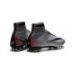 Nuove Scarpe calcio Nike Mercurial Superfly FG - CR7 500 Argenteo Nero Rosso