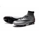Nuove Scarpe calcio Nike Mercurial Superfly FG - CR7 500 Argenteo Nero Rosso