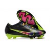 Nike Air Zoom Mercurial Vapor 15 Elite FG Nero Rosa Verde
