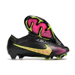 Nike Air Zoom Mercurial Vapor 15 Elite FG Nero Giallo Rosa