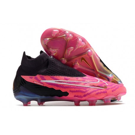 Scarpe Nike Phantom GX Dynamic Fit FG Rosa Nero