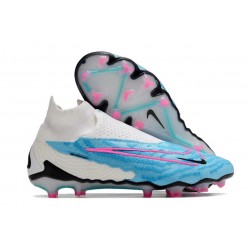 Scarpe Nike Phantom GX Dynamic Fit FG Blu Baltico Rosa Blast Bianco Laser Blu