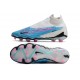 Scarpe Nike Phantom GX Dynamic Fit FG Blu Baltico Rosa Blast Bianco Laser Blu