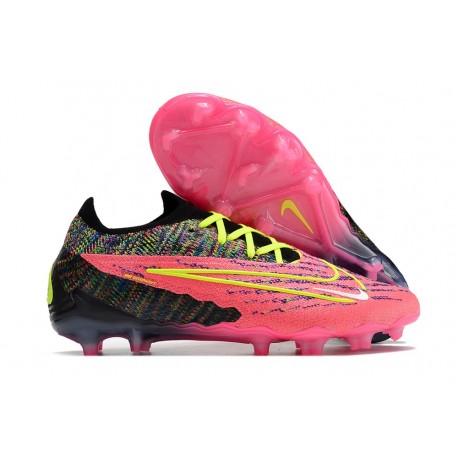 Nike Gripknit Phantom GX FG Rosa Nero Giallo