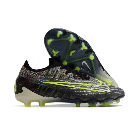 Nike Gripknit Phantom GX FG Nero Volt Bianco Blu Glow