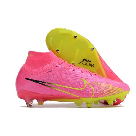 Nike Zoom Mercurial Superfly IXElite SG Rosa Blast Volt Gridiron