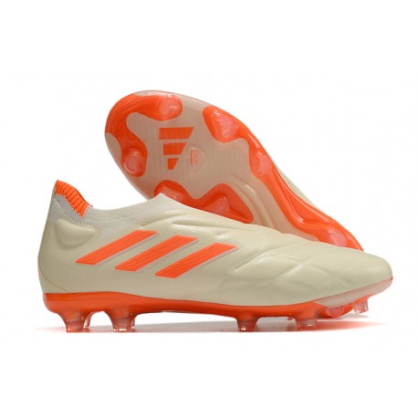 Scarpe Adidas Copa Pure+ FG Bianco Off Arancione Solare Team