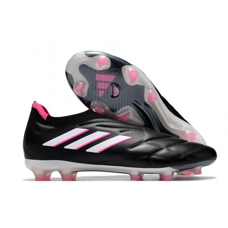 Scarpe Adidas Copa Pure+ FG Nero Core Zero Metallico Rosa Shock Team