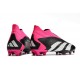 Scarpe adidas Predator Accuracy+ FG Nero Core Bianco Rosa Shock Team