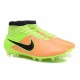Scarpe calcio Nike Magista Obra FG - Uomo - Pelle Canvas Nero Volt