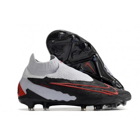 Nike Phantom GX DF FG Link Nero Grigio Rosso