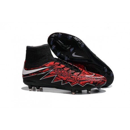 2016 Scarpe Nike HyperVenom Phantom II FG - Uomo - Lewandowski Bianco Nero Rosso