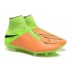 Nuove SCARPE NIKE HyperVenom Phantom II FG Pelle Canvas Nero Volt