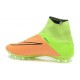 Nuove SCARPE NIKE HyperVenom Phantom II FG Pelle Canvas Nero Volt