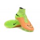 Nuove SCARPE NIKE HyperVenom Phantom II FG Pelle Canvas Nero Volt