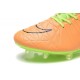 Nuove SCARPE NIKE HyperVenom Phantom II FG Pelle Canvas Nero Volt