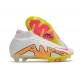 Nike Zoom Mercurial Superfly IX Elite Fg Bianco Giallo Rosa