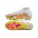 Nike Zoom Mercurial Superfly IX Elite Fg Bianco Giallo Rosa