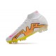 Nike Zoom Mercurial Superfly IX Elite Fg Bianco Giallo Rosa