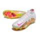 Nike Zoom Mercurial Superfly IX Elite Fg Bianco Giallo Rosa