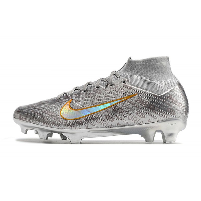 Nike AIR Zoom Mercurial Superfly IX Elite XXV SE FG Argento