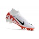 Nike Zoom Mercurial Superfly IX Elite Fg Bianco Cremisi Vivace Nero