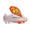 Nike Air Zoom Mercurial Vapor 15 Elite FG Bianco Arancio Giallo