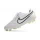 Nike Tiempo Legend 9 Elite FG Canguro Blanc Noir