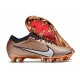 Nike Air Zoom Mercurial Vapor 15 Elite AG Mbappé Cobre Metálico Blanco Negro