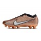Nike Air Zoom Mercurial Vapor 15 Elite AG Mbappé Cobre Metálico Blanco Negro