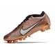 Nike Air Zoom Mercurial Vapor 15 Elite AG Mbappé Cobre Metálico Blanco Negro