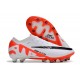 Nike Air Zoom Mercurial Vapor 15 Elite AG Blanco Carmesí Vivo Negro