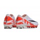 Nike Air Zoom Mercurial Vapor 15 Elite AG Blanco Carmesí Vivo Negro