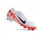 Nike Air Zoom Mercurial Vapor 15 Elite AG Blanco Carmesí Vivo Negro