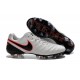2016 Scarpa da calcio per terreni duri Nike Tiempo Legend VI - Uomo Bianco Nero Arancione