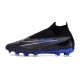 Nike Phantom GX DF FG Link Nero Cromo Hyper Royal