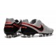 2016 Scarpa da calcio per terreni duri Nike Tiempo Legend VI - Uomo Bianco Nero Arancione