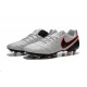 2016 Scarpa da calcio per terreni duri Nike Tiempo Legend VI - Uomo Bianco Nero Arancione