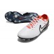 Nike Tiempo Legend X Elite FG Scarpe Calcio Bianco Nero Cremisi Vivace