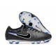 Nike Tiempo Legend X Elite FG Scarpe Calcio Nero Cromo Hyper Royal