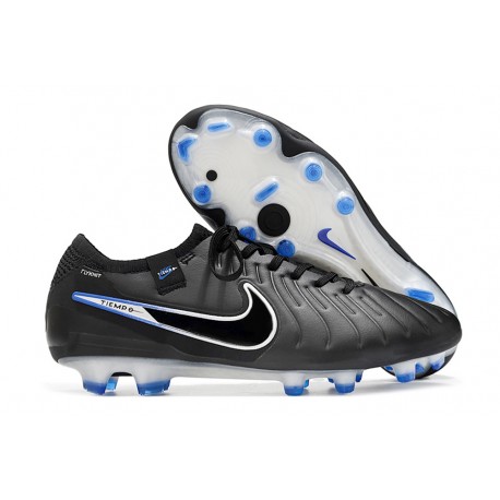 Nike Tiempo Legend X Elite FG Scarpe Calcio Nero Cromo Hyper Royal