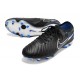 Nike Tiempo Legend X Elite FG Scarpe Calcio Nero Cromo Hyper Royal