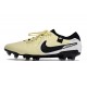 Nike Tiempo Legend X Elite FG Scarpe Calcio Beige Nero