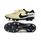 Nike Tiempo Legend X Elite FG Scarpe Calcio Beige Nero