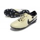 Nike Tiempo Legend X Elite FG Scarpe Calcio Beige Nero