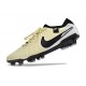 Nike Tiempo Legend X Elite FG Scarpe Calcio Beige Nero