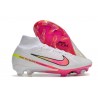 Nike Air Zoom Mercurial Superfly 9 Elite FG Bianco Rosa